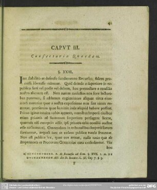 Caput III. Consectaria Quaedam