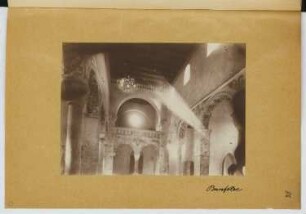 Klosterkirche, Hemeln-Bursfelde: Innenansicht (aus: Skizzen- und Fotoalbum 22)