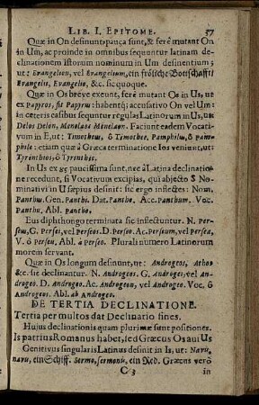 De Tertia Declinatione