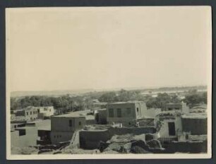 Blick auf Edfu vom Pylon des Tempels aus