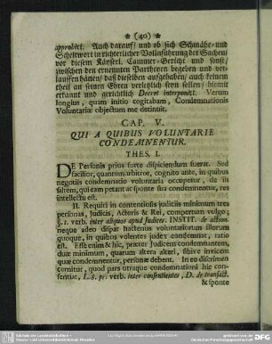 Cap. V. Qui A Quibus Voluntarie Condemnentur