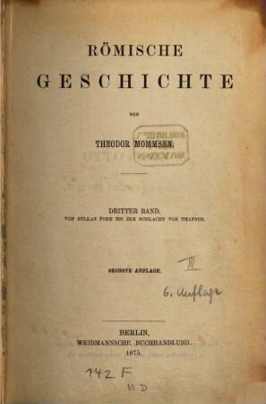 Römische Geschichte, 3. Von Sullas Tod bis zur Schlacht von Thapsus