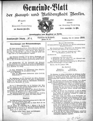 1888,4: No. 4, 22. Januar 1888