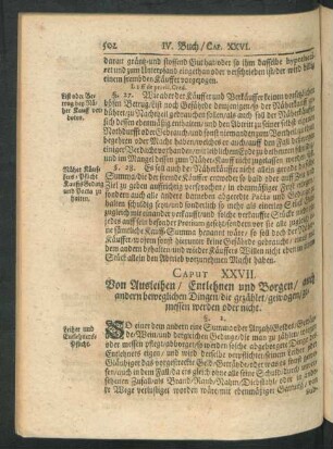 Caput XXVII. Von Ausleihen, Entlehnen und Borgen, auch andern beweglichen Dingen, die gezählet, gewogen, gemessen werden oder nicht.