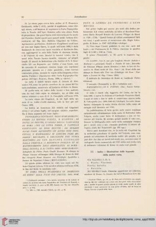 III. Indice e illustrazione delle leggende della nostra carta