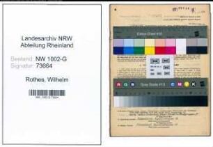 Entnazifizierung Wilhelm Rothes, geb. 26.06.1908 (Schlosser)