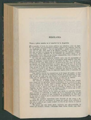 Voces y giros usuales en el español de la Argentina