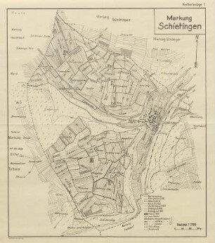 Karte Schietingen, OA Nagold