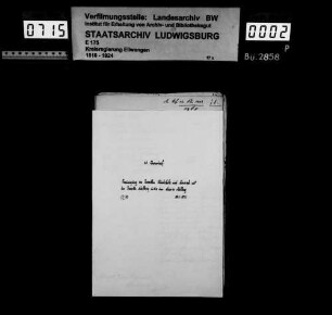 Namensänderungen von Ortschaften, Höfen und Markungen, OA Schorndorf
