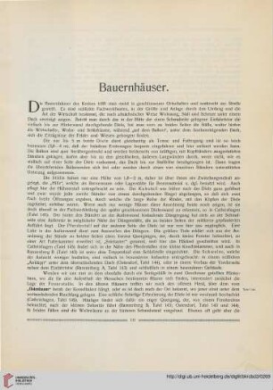 Bauernhäuser