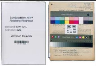 Entnazifizierung Heinrich Wimmer , geb. 09.11.1911 (Justizassistent)