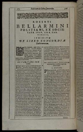 Iudicium De Libro Concordiæ Luther anorum.