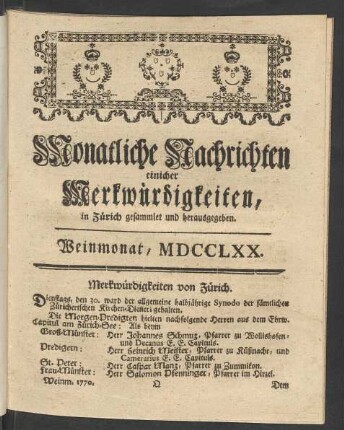 Weinmonat, MDCCLXX