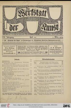 Heft 22 (1. März 1909)
