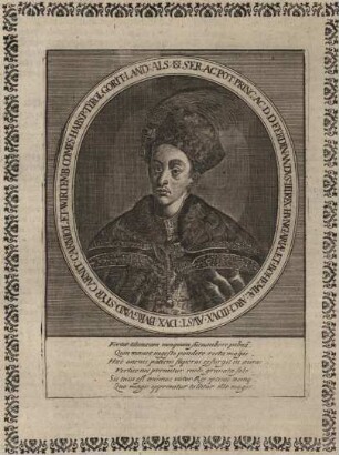 Ferdinand III. Erzherzog von Österreich, König von Ungarn (1625) und Böhmen (1627), römisch-deutscher König (1636) und ab 1637 Kaiser des Heiligen Römischen Reichs Deutscher Nation;