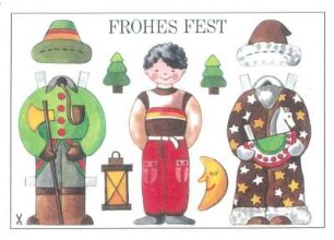 Bildpostkarten "Frohes Fest"