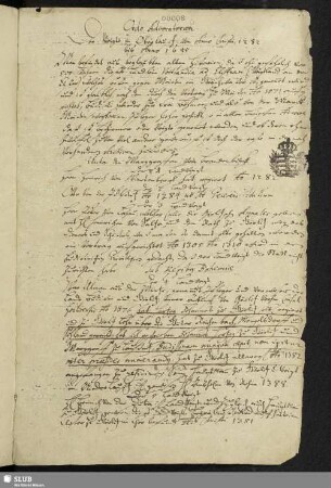 Ordo Advocatorum Der Voigte in Oberlausitz Von Anno Christi 1282 bis Anno 1645