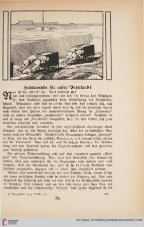 30: Zeitenwende für unser Vaterland?