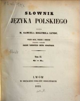 Słownik języka polskiego. 2, G - L