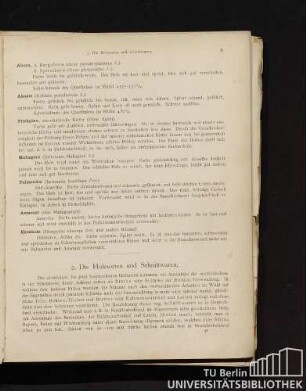 2. Die Holzsorten und Schnittwaren.