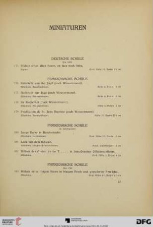 Miniaturen (Nr. 175-199)