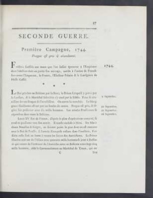 Seconde Guerre.