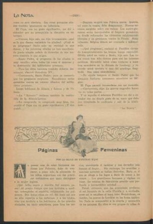 Páginas femeninas
