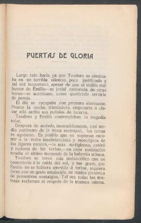 Puertas de gloria