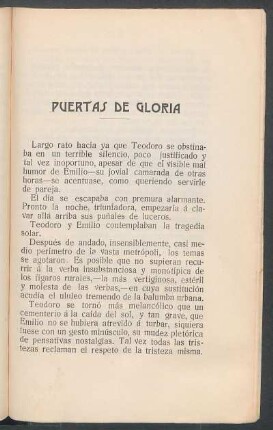Puertas de gloria