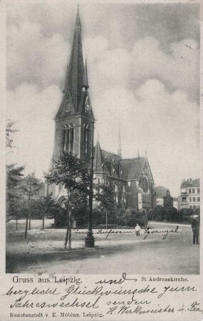 Gruss aus Leipzig: St. Andreaskirche