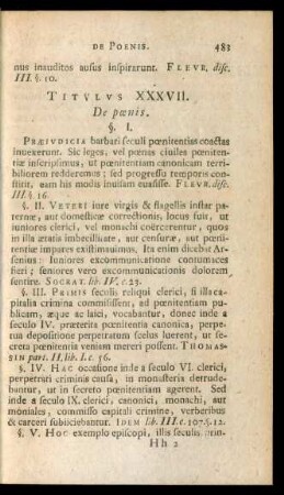 Titulus XXXVII. De poenis.