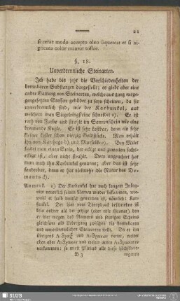 §. 18. Unverbrennliche Steinarten