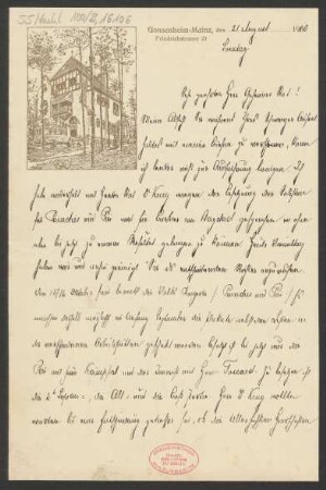 Brief an Ludwig Strecker  und B. Schott's Söhne : 21.08.1910