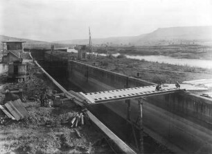 Schleusenbaustelle Randersacker/Main