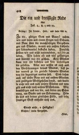 408-419, Die ein und dreissigste Rede über Jak. 4, 8. 9 und 10