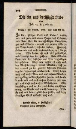 408-419, Die ein und dreissigste Rede über Jak. 4, 8. 9 und 10