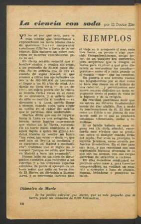 Ejemplos : La ciencia con soda