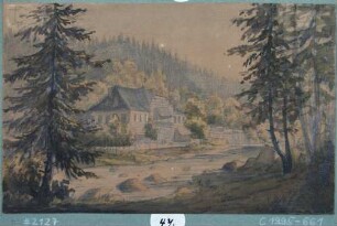 Tharandt (vermutlich das Bad Kaltwasser-Heilanstalt)
