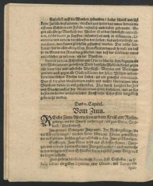 Das 11. Capitel. Vom Zinn.