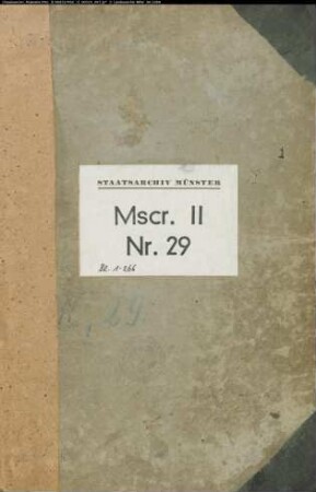 Westfälischen Familien, insbesondere von der Recke und von Volmarstein (Urkundenabschriften)