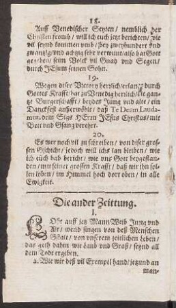 Die ander Zeittung.