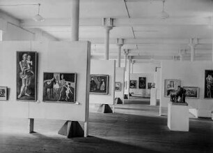 Raumaufnahmen der 2. Deutschen Kunstausstellung August/Oktober 1949