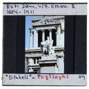 Rom, Monument für Vittorio Emanuele II / Altare della Patria : Allegorie der Einheit