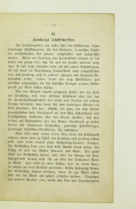 21. Hamburgs Schiffswerften