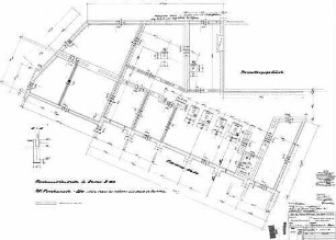 Stuttgart Nord: Dienstgebäude Flm-Gebäude Zwischenbau Fundamentplan