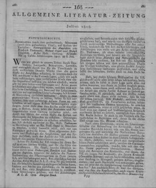 Tiedemann, F. ; Oppel, M. ; Liboschütz, J.: Naturgeschichte der Amphibien. H. 1. Gattung: Krokodil. Heidelberg: 1817