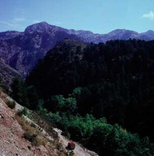 Peloponnes. Im Taygetos-Gebirge nahe der Passhöhe
