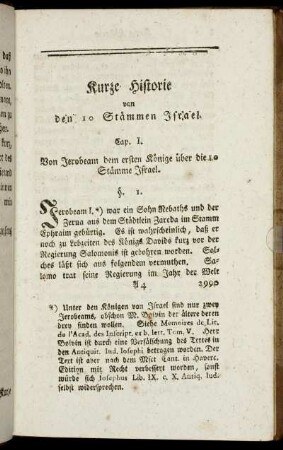 Kurze Historie von den 10 Stämmen Israel.
