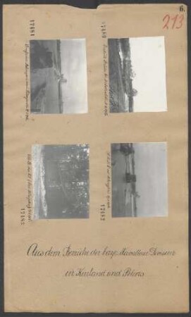 Zerstörte Brücke bei Michalischki