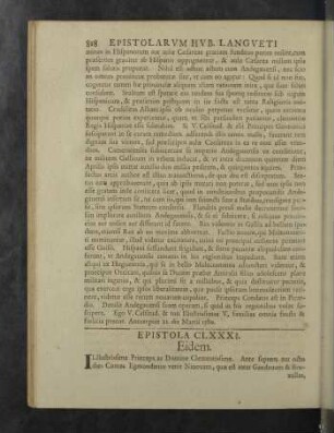 Epistola CLXXXI. - CXC.